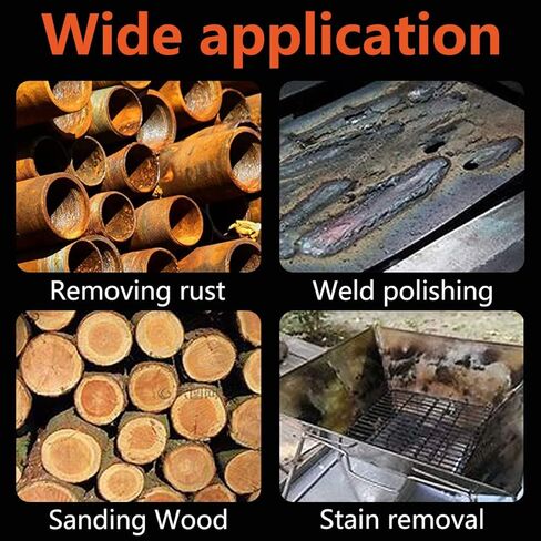 فرشاة سلكية ملتوية مقاس 4 بوصة مع فرشاة سلكية معقودة بقطر 1/4 بوصة لتنظيف التلميع وإزالة الطلاء والصدأ والتآكل in Kuwait