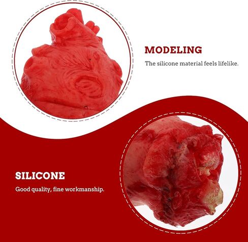 DOITOOL الهالوين أجزاء الجسم الدعائم حجم كبير جزء الجسم الدموي ديكور المنزل المسكون يد وهمية قدم قلب الدماغ موضوع حفلة قطعت الأيدي قدم مجموعة 6 قطع in Kuwait