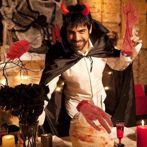 DOITOOL الهالوين أجزاء الجسم الدعائم حجم كبير جزء الجسم الدموي ديكور المنزل المسكون يد وهمية قدم قلب الدماغ موضوع حفلة قطعت الأيدي قدم مجموعة 6 قطع in Kuwait