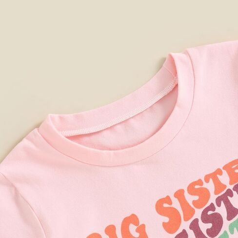 Big Brother Little Brother Big Sister Little Sister Sibling Matching Outfits Newborn Clothes Gift T-shirt Bodysuit Set in Kuwait