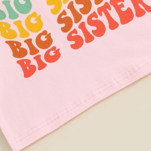 Big Brother Little Brother Big Sister Little Sister Sibling Matching Outfits Newborn Clothes Gift T-shirt Bodysuit Set in Kuwait