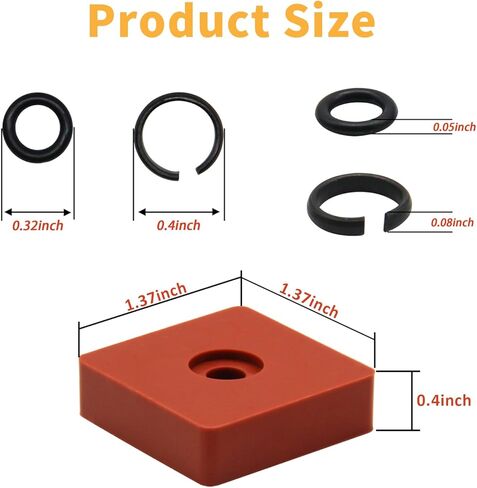 حلقة تثبيت مفتاح الربط مقاس 3/8 بوصة مع حلقة على شكل حرف O تناسب مفاتيح الربط اللاسلكية من ميلووكي، حلقة خنزير الصدمات تأتي مع أداة تثبيت حلقة تثبيت السندان (5 مجموعات) in Kuwait