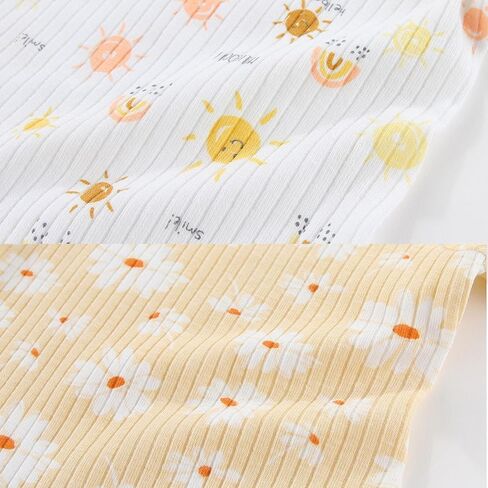 Newborn Baby Ribbed Bodysuit Cotton Baby Boy Girl Clothes 0-12 Months in Saudi Arabia