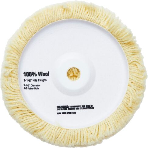 DEWALT Polishing Pad, Wool, 7-1/2-Inch, 1-1/2-Inch Pile (DW4988) in Kuwait