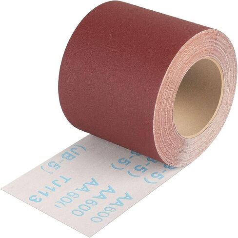 Shineboc 240 Grit Sandpaper Roll, 3.66" x 32.8 Feet Emery Cloth Roll Aluminum Oxide Sanding Paper Durable Cloth Back Dry Wet Sand Paper in Saudi Arabia