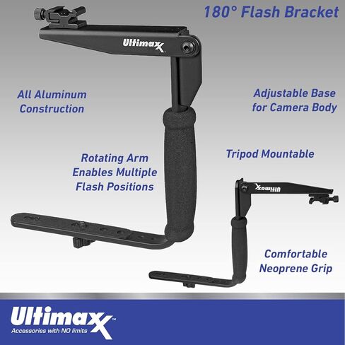 حزمة كاميرا Ultimaxx Essential Panasonic Lumix S5 IIX بدون مرآة (الهيكل فقط) - تتضمن: بطاقتي ذاكرة فائقة سعة 64 جيجابايت، وبطارية بديلة، ودعامة فلاش 180 درجة، ومصباح فيديو LED والمزيد (حزمة 22 قطعة) in Kuwait