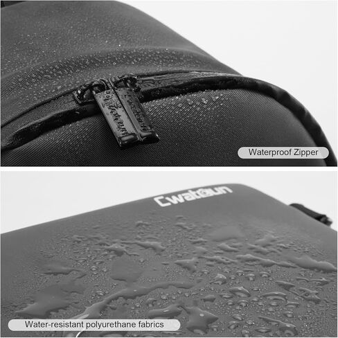 حقيبة حبال للكاميرا من Cwatcun، حقيبة كاميرا 2 في 1 DSLR/SLR/بدون مرآة، حقيبة ظهر للتصوير الفوتوغرافي مقاومة للماء مع حامل ثلاثي الأرجل، إدراجات معيارية قابلة للإزالة متوافقة مع كاميرا Canon Nikon Sony Fuji، رمادي in Kuwait