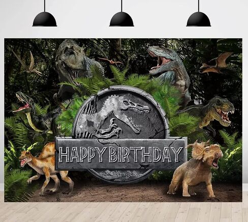 7X5ft الاطفال الجوراسي ديناصور العالم الخلفيات، 3D ديناصور البركاني خلفية للأطفال صورة استوديو الصور كشك الدعائم in Saudi Arabia