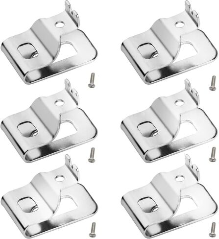 مشابك حزام Thaekuns لديوالت، 6 قطع 304 مشابك حفر من الفولاذ المقاوم للصدأ مع مسامير لـ Dewalt N268241 مناسبة لأدوات الطاقة 20 فولت DCD980 DCD980L2 DCD985L2 DCD985 in Kuwait