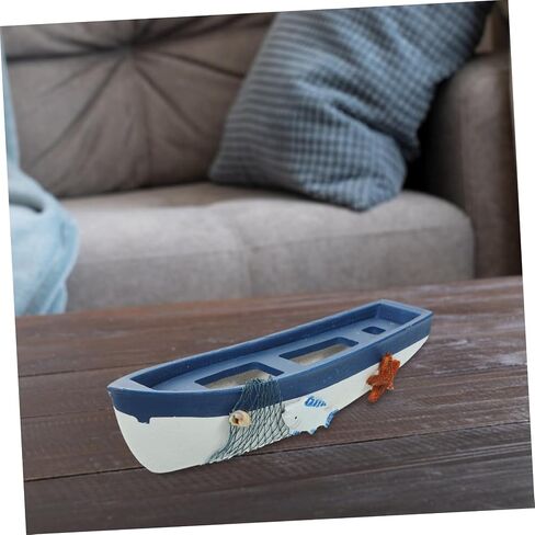 Mediterranean Boat Ornaments Mediterranean Decoration Modern Sculptures Nautical Boat Model Mediterranean Style Sailboat Model Sailing Boat Model Wooden Sailboat Wooden Boat in Kuwait