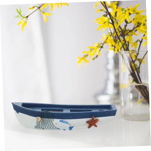 Mediterranean Boat Ornaments Mediterranean Decoration Modern Sculptures Nautical Boat Model Mediterranean Style Sailboat Model Sailing Boat Model Wooden Sailboat Wooden Boat in Kuwait