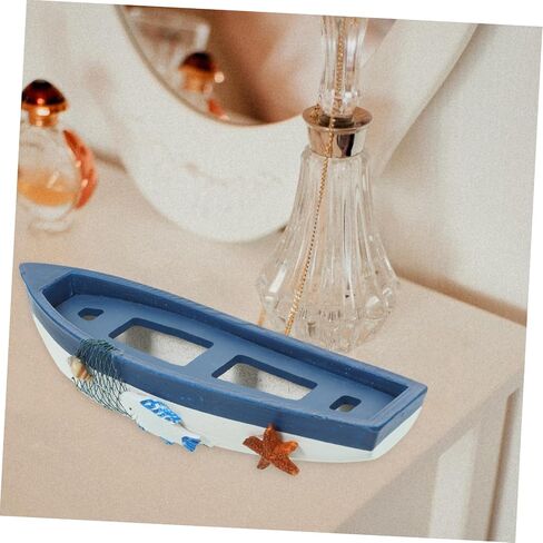 Mediterranean Boat Ornaments Mediterranean Decoration Modern Sculptures Nautical Boat Model Mediterranean Style Sailboat Model Sailing Boat Model Wooden Sailboat Wooden Boat in Kuwait