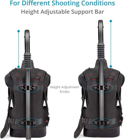 FLYCAM Flowline 500N دعم الجسم الاحترافي لتثبيت الكاميرا (10-12 كجم/22-26.4 رطل)(FLCMFLN500N) | سترة مثبتة لكاميرات الفيديو وكاميرات الفيديو in Kuwait