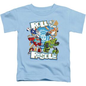 Transformers Roll to The Rescue Unisex Toddler T Shirt for Boys and Girls