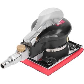 Air Orbital Sander 1/4in Pneumatic Sanding Machine Air Sander Tool 10000RPM Pneumatic Sander Pneumatic Grinding Machine Mini Grinding Polishing Tool for Wood Composites