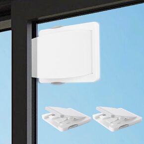 2 PCS Child Safety Sliding Glass Door Lock for Sliding Glass Doors, Sliding Door Lock, Sliding Windows, Sliding Closet, etc. Easy to Installation Provides More Security for Your Baby and Pets