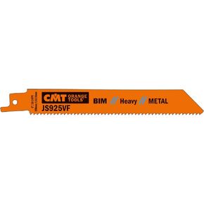 CMT USA, Inc. JS925VF-5 CMT 10-14 TPI Bimetal Reciprocating Saw Blades for Metal (5 Pack), 5"