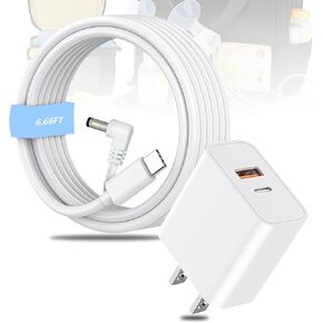 9V USB Adapter Charger for Medela Pump-in-Style Advanced Breast Pump Replaces Part #67174 or 920.7010 9207010 (USB C Charger Cable)