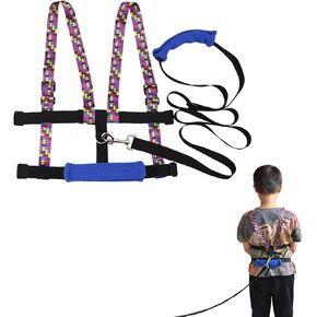 pinklilycare Walking Harness for Older Children with Quick Grab Handle and Adjustable Tether for Autism Special Needs ADHD Safety Teens Harness Autism Awareness Straps