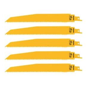 5 Pieces #DWAR966 BIMETAL RECIPROCATING SAW BLADES 9" Quality Durable New Replacement Parts For DeWalt