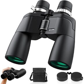 High Powered Zoom Binoculars for Adults - 12-36X50 HD Professional Binoculars with Large Vision - Waterproof Binocular with Low Light for Bird Watching Travel Hunting Sports Cruise Outdoor