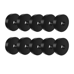 1 5/8" OD x 1/2" ID x 3/8" Thickness Rubber Spacer Flat Rubber Bushings Neoprene Rubber Washers for Screws Bolts Faucet Household Appliances (20)