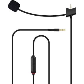 QC35 II Microphone Replacement Compatible with Bose QuietComfort 35 II QC35 II Quiet Comfort 35 QC35 Headphones, Boom Gaming Mic with Mute Switch for PS4, PS5, Xbox One Controller, PC