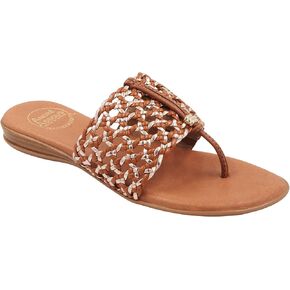 André Assous Women's Nice Woven Featherweight Sandal Flip-Flop