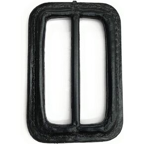 BLACK BUCKLE 2.5'' Faux LEATHER ,TRENCH AND RAIN COAT ( belt size 1-7/8'' , )