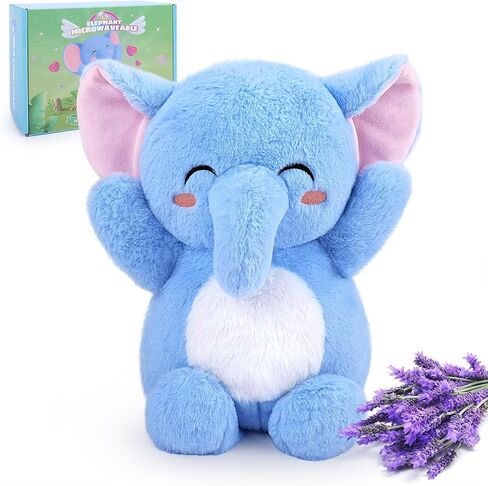 Penguin Stuffed Animal Microwavable Heating Pad, 1.2lb Heating Pads for Cramps & Period Pain Relief, Period Cramps for Women & Girls, Gift for Daughter Wife Heating Pad with Lavender Scented in Kuwait