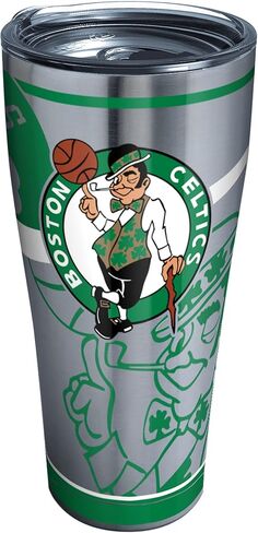 كوب Tervis ذو الجدران الثلاثية NBA Boston Celtics المعزول يحافظ على المشروبات باردة وساخنة، 30oz - الفولاذ المقاوم للصدأ، طلاء in Saudi Arabia