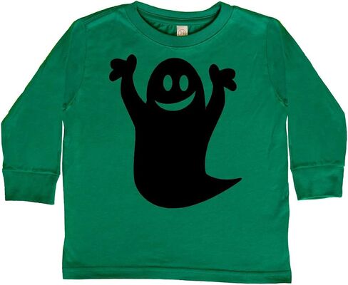 inktastic Happy Halloween Cute Ghost Toddler Long Sleeve T-Shirt in Kuwait