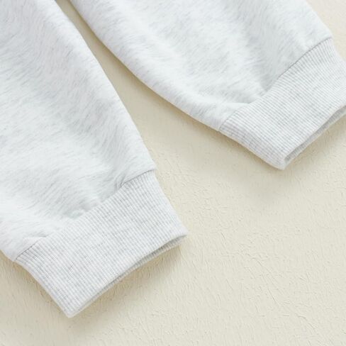 Baby Boys Girls Fall Clothes Football Print Long Sleeve Crew Neck Sweatshirt Elastic Pants 2Pcs Track Suit Outfits in Kuwait