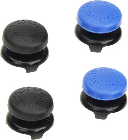 Amazon Basics PlayStation 4/5 Controller Thumb Grips - 2-Pack, Blue in Saudi Arabia