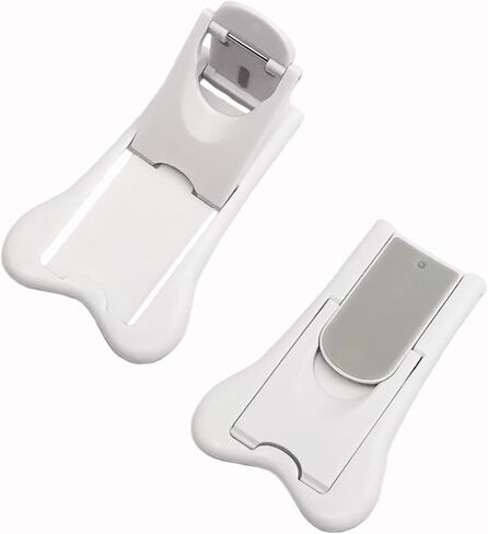 Bestac Sliding Door Lock for Child Safety, Baby Proof Locks with No Screws or Drills for Sliding Door, Window, Wardrobe (White) in Saudi Arabia