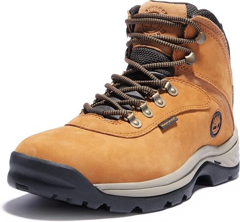 حذاء المشي لمسافات طويلة White Ledge Mid للرجال من Timberland مقاوم للماء، أسود-جديد 2024، عرض 10.5 in Kuwait