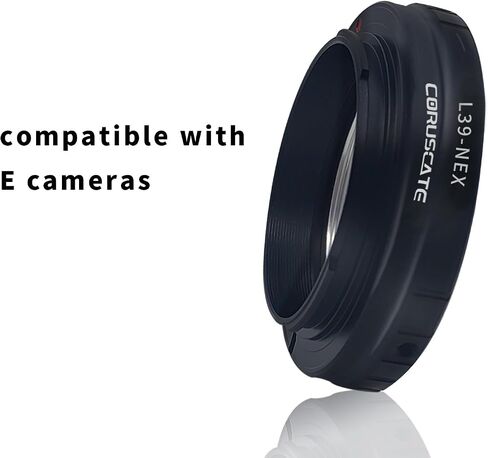 L39 to NEX Lens Mount Adapter Compatible with for LM M39 L39 LTM 39mm Lens to NEX E-Mount Camera.a7R,a7C,a7 IV,a7 III,a7 II,a7 a5100,a5000,a3500,a3000,NEX-7,NEX-6,NEX-5T,NEX-5R,NEX-5N in Saudi Arabia