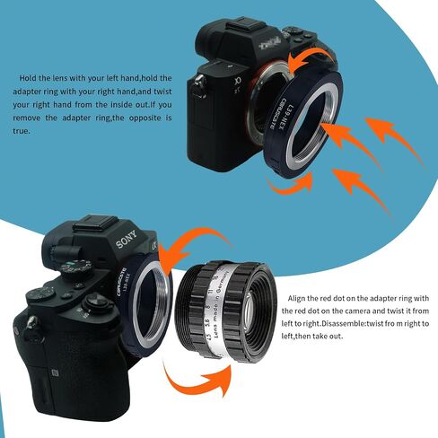 L39 to NEX Lens Mount Adapter Compatible with for LM M39 L39 LTM 39mm Lens to NEX E-Mount Camera.a7R,a7C,a7 IV,a7 III,a7 II,a7 a5100,a5000,a3500,a3000,NEX-7,NEX-6,NEX-5T,NEX-5R,NEX-5N in Saudi Arabia