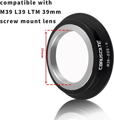 L39 to NEX Lens Mount Adapter Compatible with for LM M39 L39 LTM 39mm Lens to NEX E-Mount Camera.a7R,a7C,a7 IV,a7 III,a7 II,a7 a5100,a5000,a3500,a3000,NEX-7,NEX-6,NEX-5T,NEX-5R,NEX-5N in Saudi Arabia