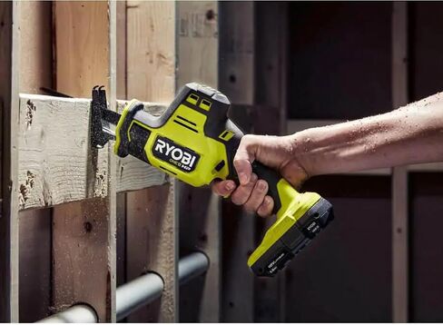 Buho One Handed Reciprocating Saw Accessory Bundle - Ryobi 18V Brushless Cordless Compact One Handed Reciprocating Saw, Multi-Purpose Reciprocating Saw Blade Set 35-Piece Tool Bag Battery Not Included in Kuwait