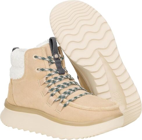 Hey Dude Women's Wendy Peak Apres Suede Cozy Ankle Boot in Saudi Arabia