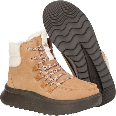 Hey Dude Women's Wendy Peak Apres Suede Cozy Ankle Boot in Saudi Arabia