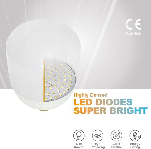 LimoStudio (LED Super Bright) 2600W Output Photo Studio Umbrella Continuous Lighting Kit, 6500K Neutral Day Light, 9200 Lumen, CRI>95, White Soft Umbrella Diffuser & Black, Silver Reflector, AGG3429 in Saudi Arabia