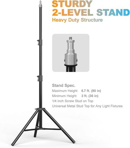 LimoStudio (LED Super Bright) 2600W Output Photo Studio Umbrella Continuous Lighting Kit, 6500K Neutral Day Light, 9200 Lumen, CRI>95, White Soft Umbrella Diffuser & Black, Silver Reflector, AGG3429 in Saudi Arabia