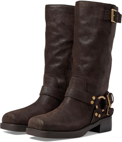 Michael Kors Women's Crosby Moto Boots Knee High in Saudi Arabia