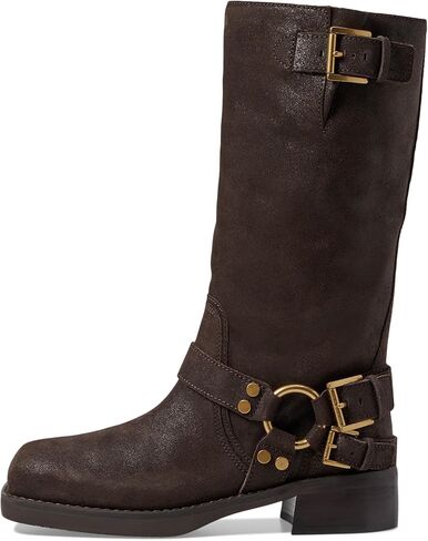 Michael Kors Women's Crosby Moto Boots Knee High in Saudi Arabia