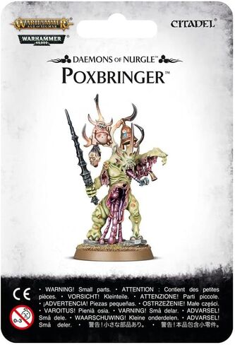 Games Workshop Warhammer 40K: Chaos Daemons Nurgle Poxbringer in Saudi Arabia