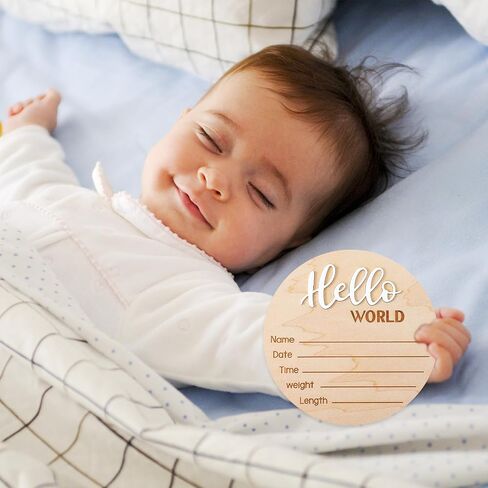 علامة إعلان الميلاد، علامة إعلان حديثي الولادة، علامة Hello World Newborn، علامة ترحيب بالطفل، علامة إعلان اسم الطفل، لوحة إعلان لدعائم الصور لحضانة الطفل in Saudi Arabia