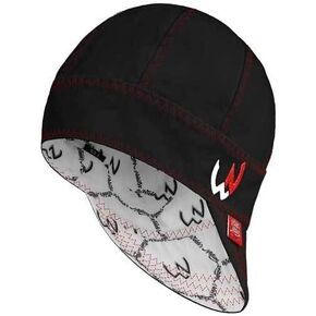 Welder Nation 8 Panel Welding Cap, 100% Cotton, Duck Canvas Exterior, Protective, Durable Men’s Hats with No Unicorn Peak for Welding, Heavy-Duty Jobs - Premium, Comfortable Welder Hat - 10 oz, 7 1/2