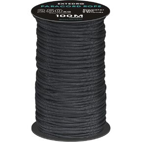 100 Meters Paracord Rope 4mm Outdoor Camping Binding Rope (Army Green)